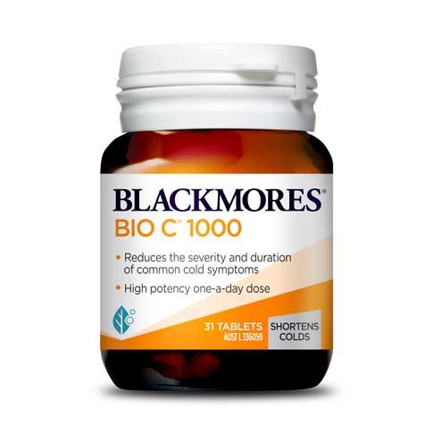  Viên uống Blackmores Bio C 1000mg bổ sung vitamin C, tăng cường sức khỏe (31 viên) 