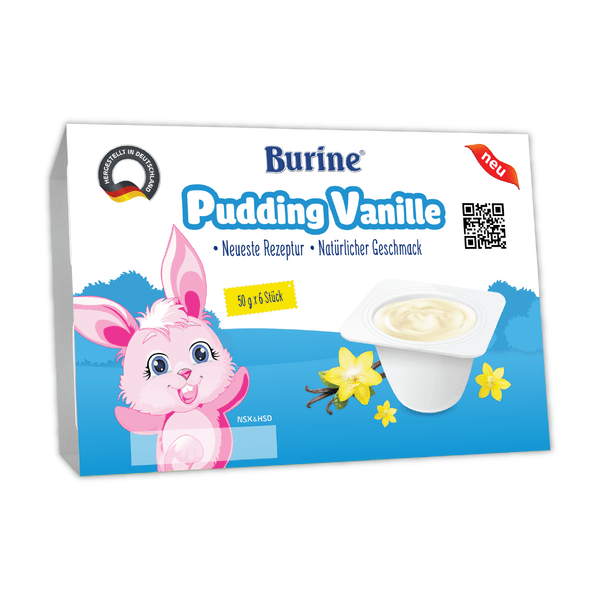  Pudding Burine Vị Vani  6M+ (50g x 6) 