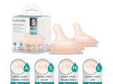  Set 2 Núm Ti Silicone Thay Thế Bình Sữa Zero Zero Suavinex 