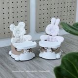  GHẾ ĂN DẶM MUNA JELLYMOM -  HỌA TIẾT GẤU 