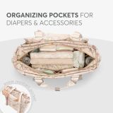  Túi đa năng KikkaBoo mẹ và bé Florence Secret Garden 