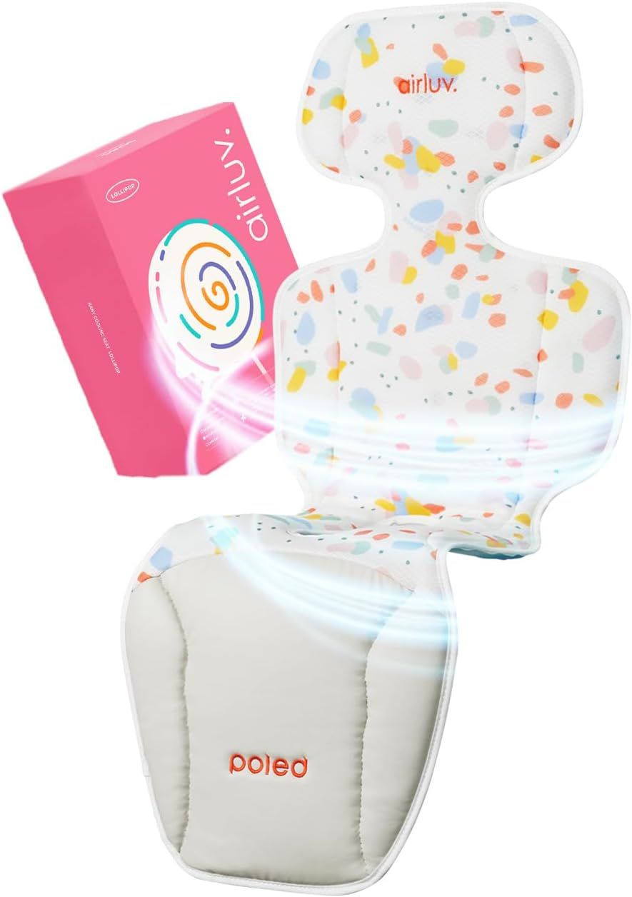  Tấm Lót Xe Đẩy / Ghế Ô Tô Poled Airluv Lollipop Điều Hòa Làm Mát Cho Bé 