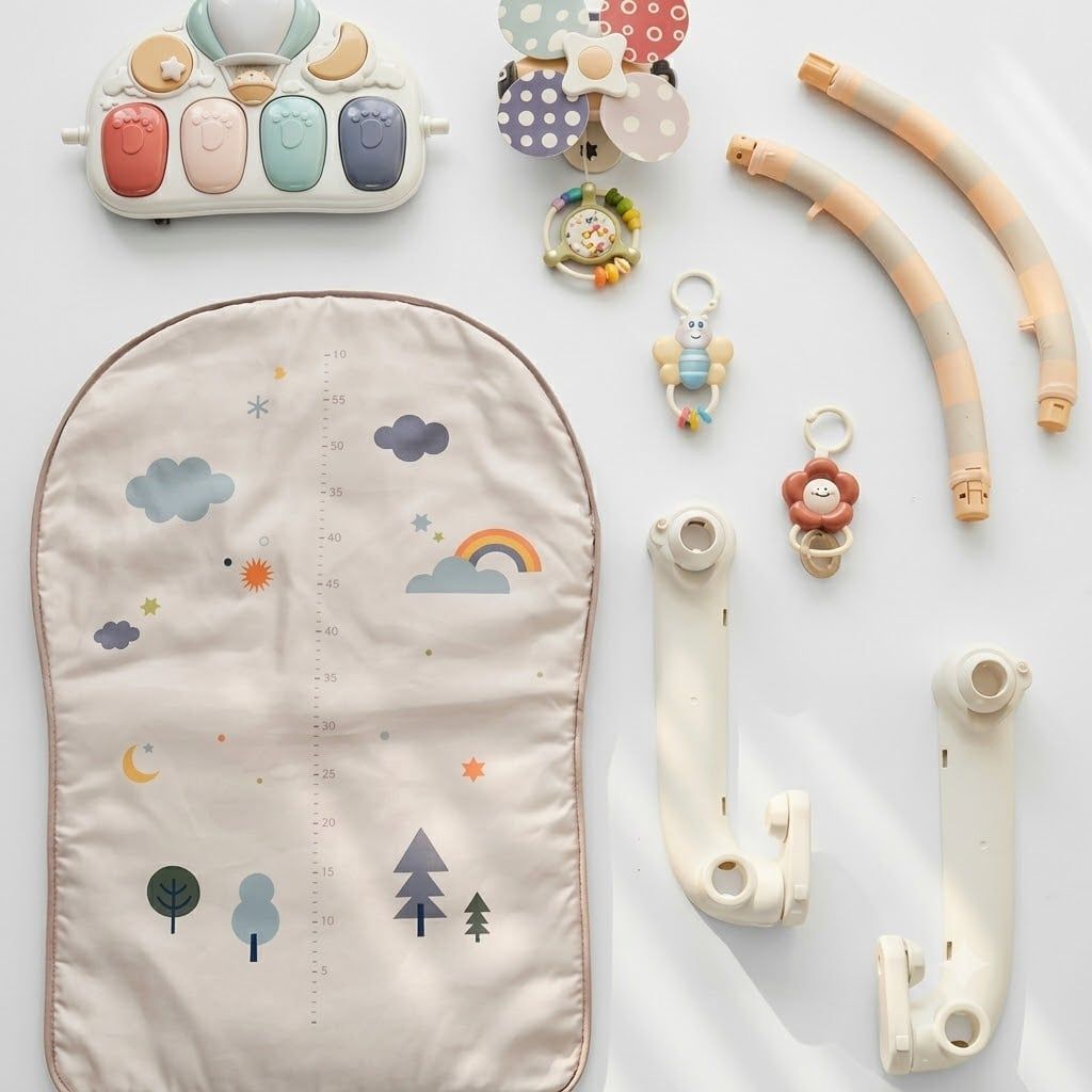  Thảm âm nhạc Haave Bricks cho bé vận động Baby Gym 