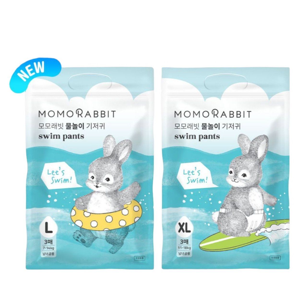  Bỉm Quần Bơi Momo Rabbit 
