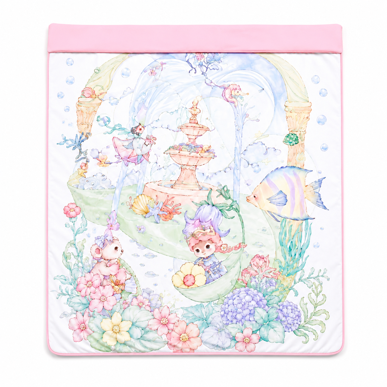  Chăn Cool Feeling Bubble Tree làm mát mềm thoáng 