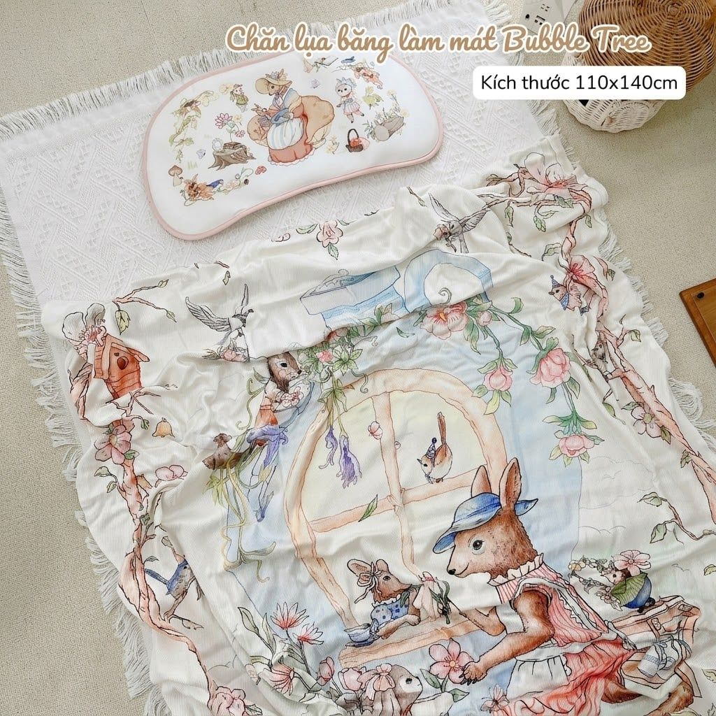  Chăn làm mát Rayon Bubble Tree (Lụa băng) 