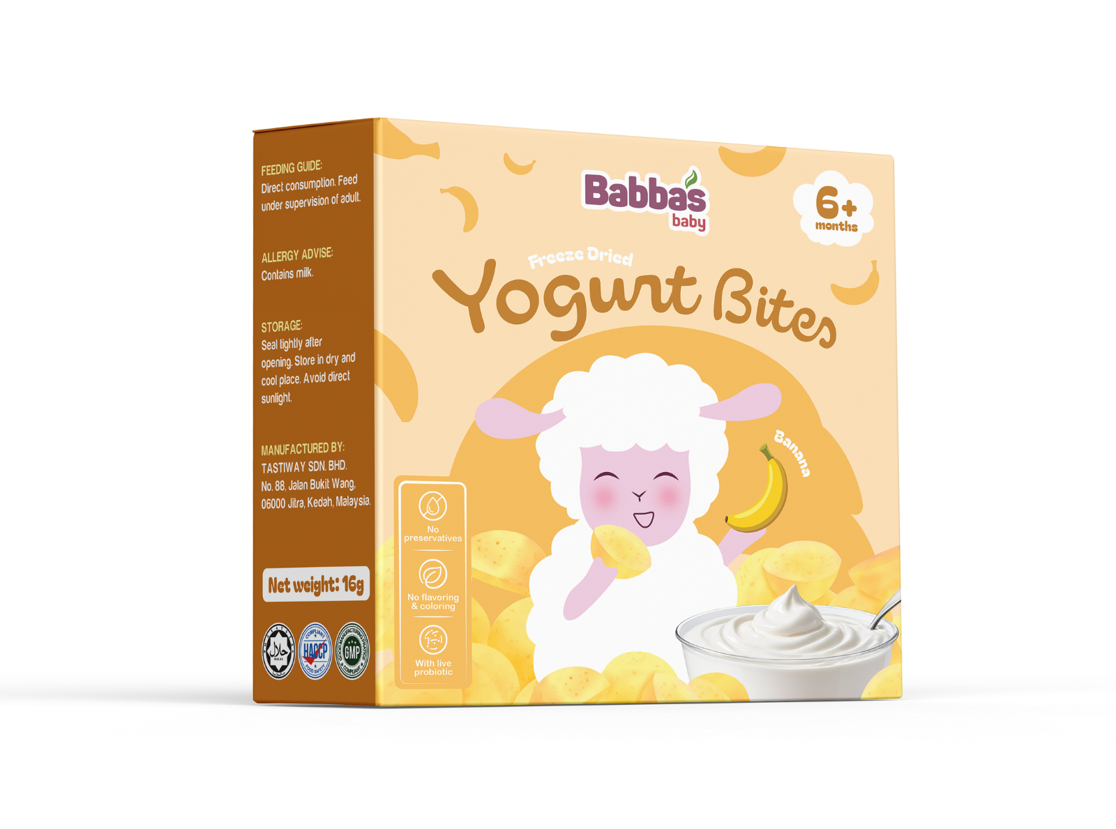  Sữa chua sấy lạnh Babba’s Baby (6M+) 