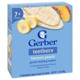  BÁNH GẠO GERBER TEETHERS CHO BÉ TỪ 7M+ (48G) 