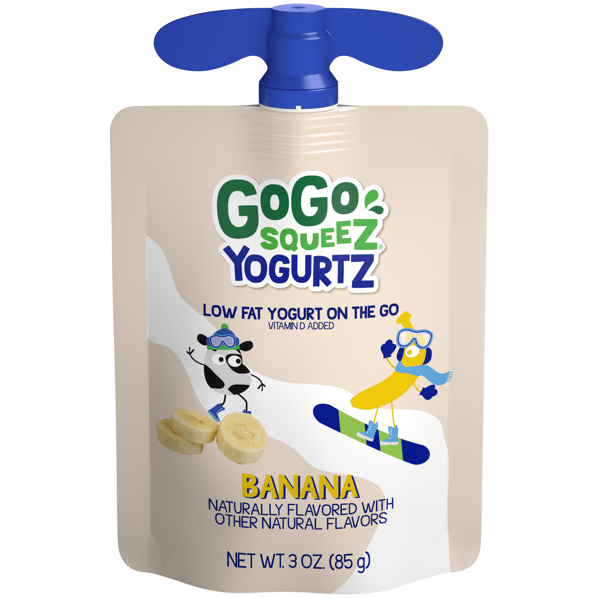  (A) Sữa chua túi Gogo Squeez Yogurtz - Chuối 