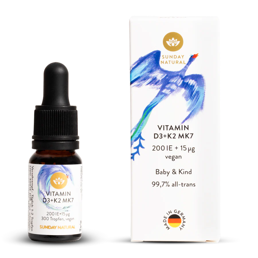  Vitamin D3K2 MK7 Sunday Natural 10ml - Thuần Chay 