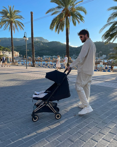  Xe Đẩy Gấp Gọn Cybex Platinum Coya - Matt Black / Cozy Beige 