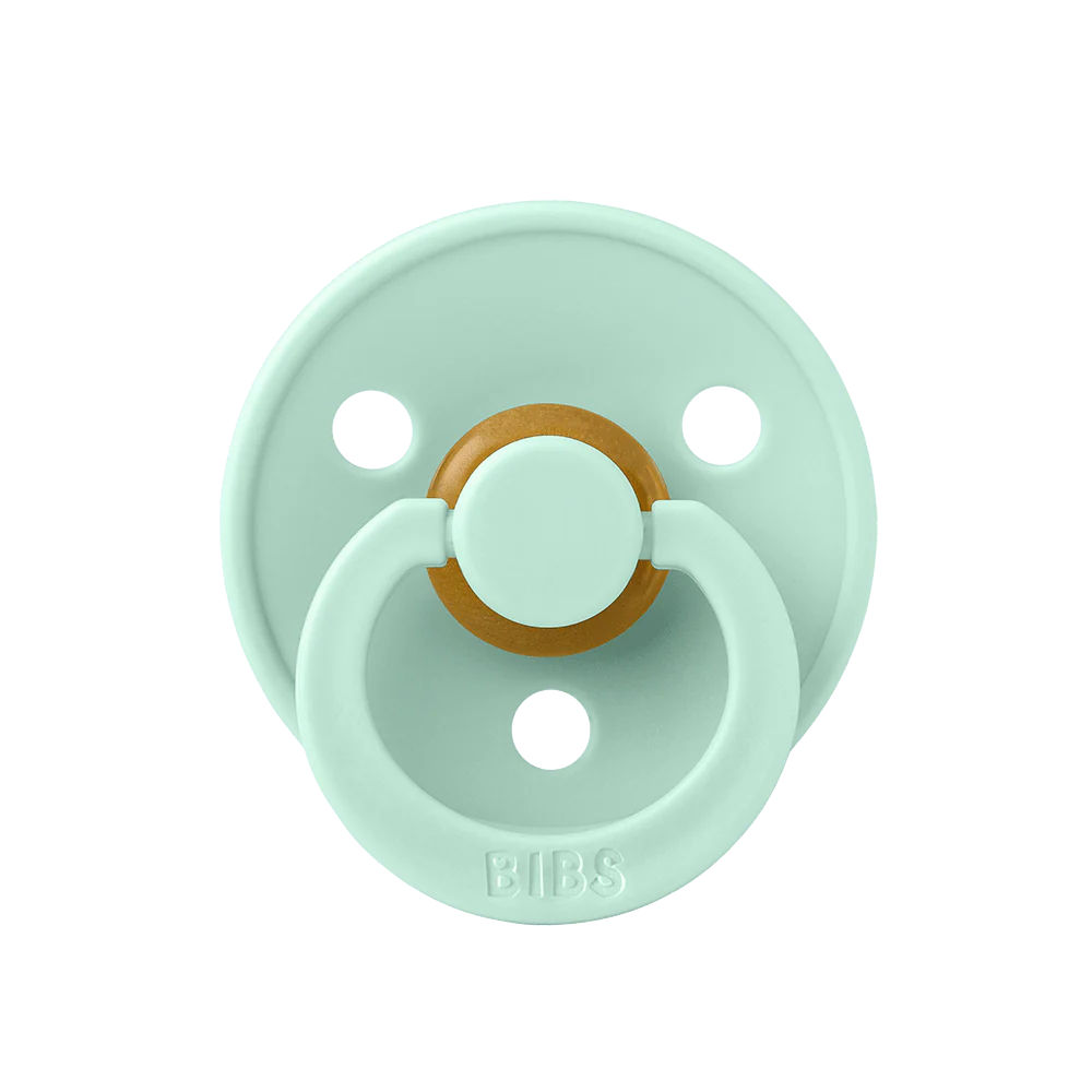  Ti Giả Núm Tròn Bibs Pacifier Colour Latex Size 1 Từ 0-6 Tháng 