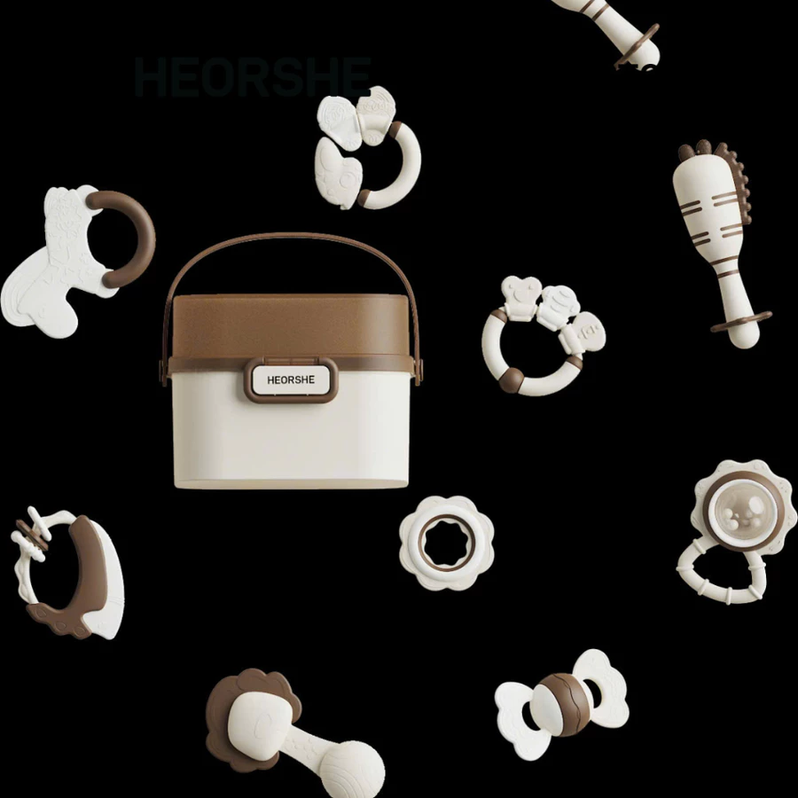  Bộ Xúc Xắc Gặm Nướu Heorshe Cho Bé Từ 0m+ 