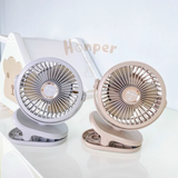  Quạt Tích Điện Kẹp Xe Đẩy Honper HP2301 