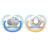  Set 2 Ti Giả Philips Avent Thông Khí Ultra Air Animal (0-6M) 