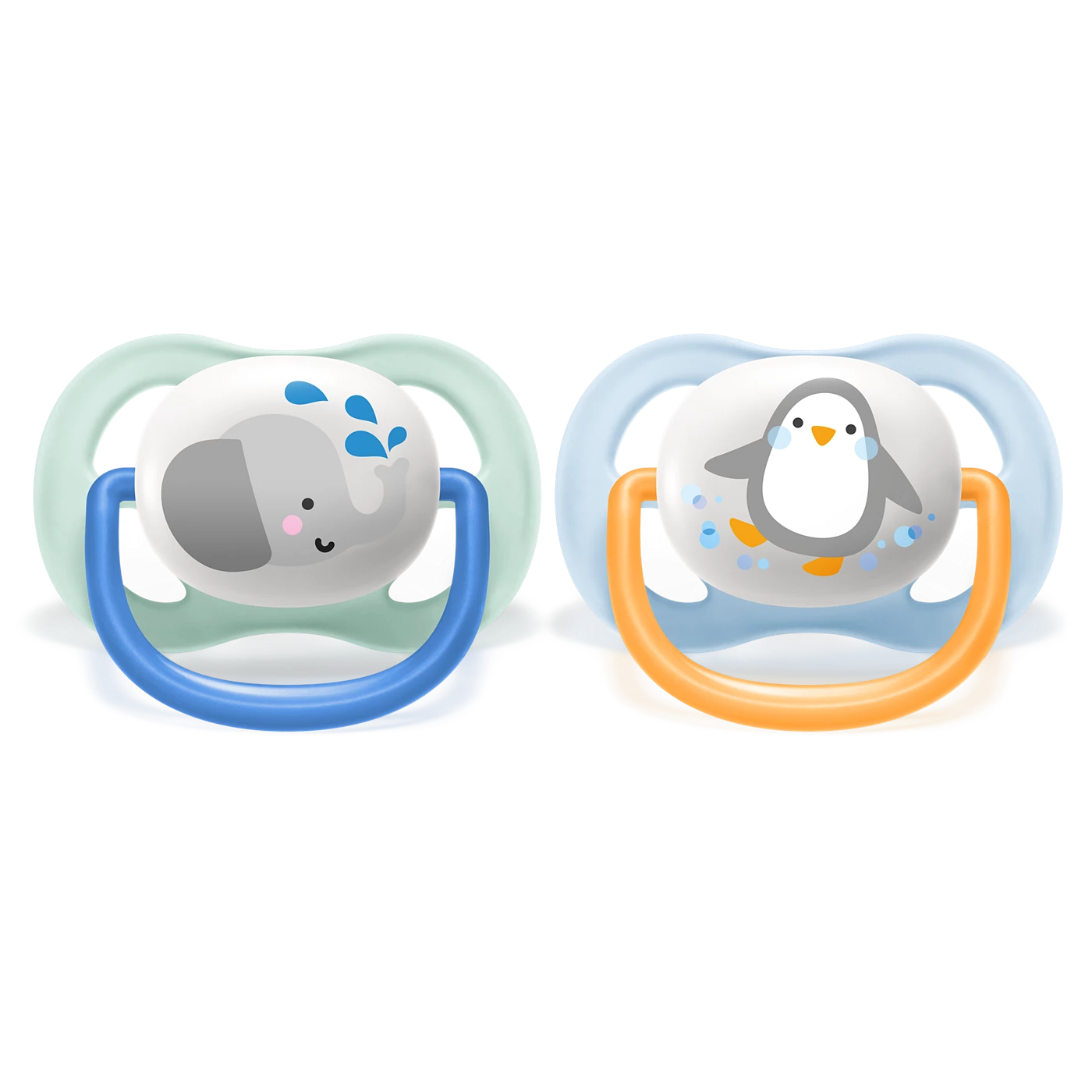  Set 2 Ti Giả Philips Avent Thông Khí Ultra Air Animal (0-6M) 