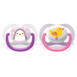  Set 2 Ti Giả Philips Avent Thông Khí Ultra Air Animal (0-6M) 