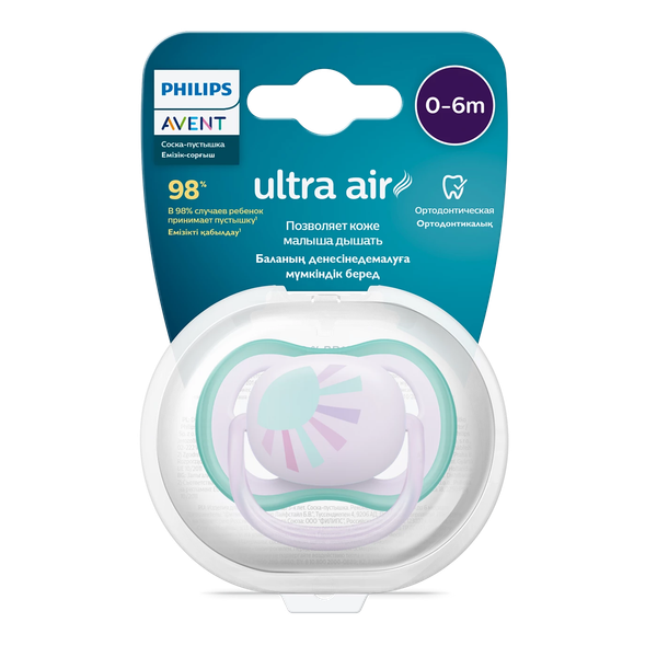  [Vỉ Đơn] Ti Giả Philips Avent Thông Khí Ultra Air (0-6M) 