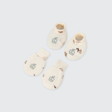  Set bao tay bao chân sơ sinh La Pomme Nông trại vui nhộn 