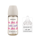  Bình Sữa PPSU Cổ Rộng Moyuum With Cat 270ml 