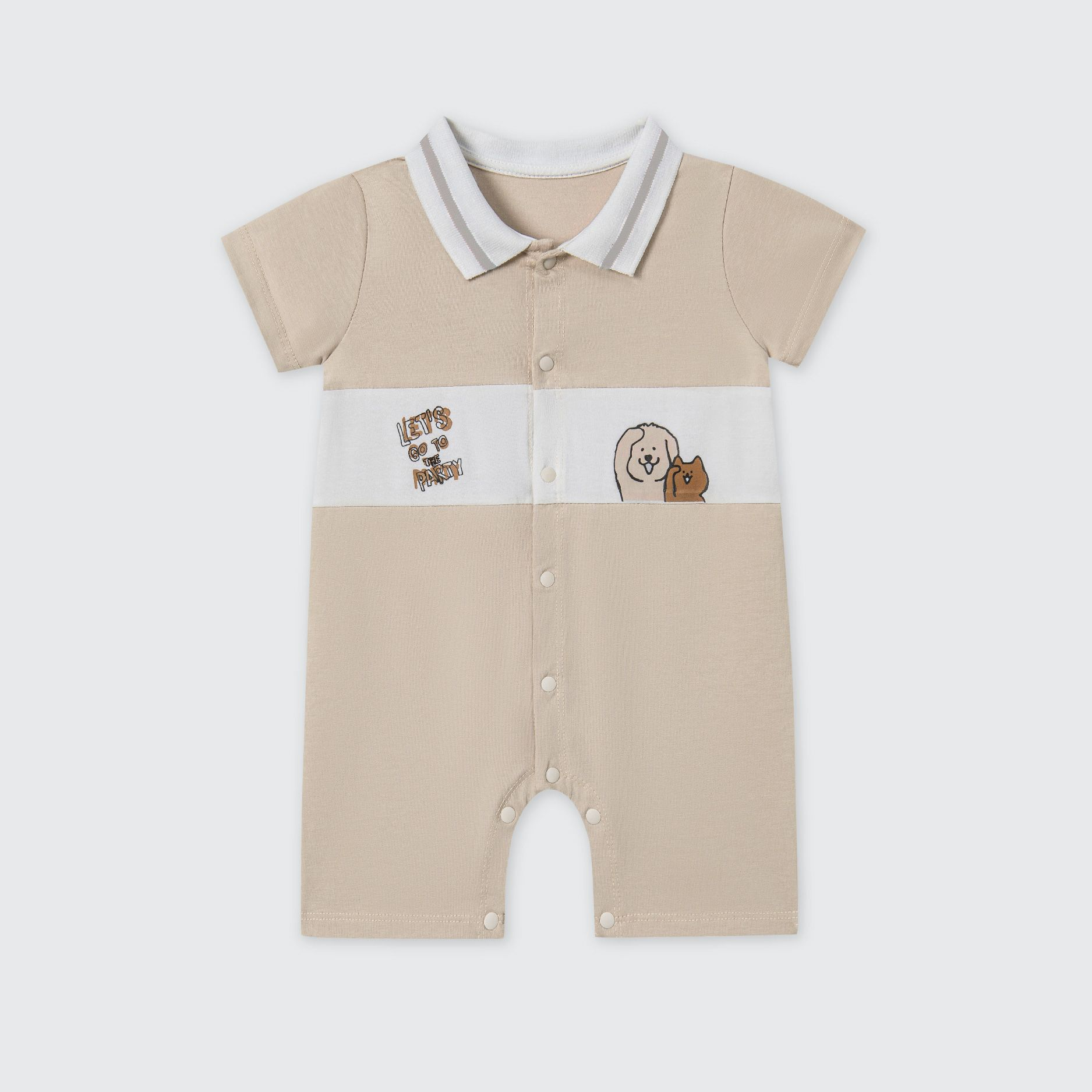  Body cộc tay La Pomme Cún con phối màu 