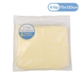  Khăn tắm vải bông 6 lớp L'ange 70 x 120 cm 