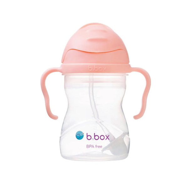  BÌNH NƯỚC B.BOX 360 ĐỘ CHO BÉ TẬP UỐNG NƯỚC - MÀU CAM PASTEL 