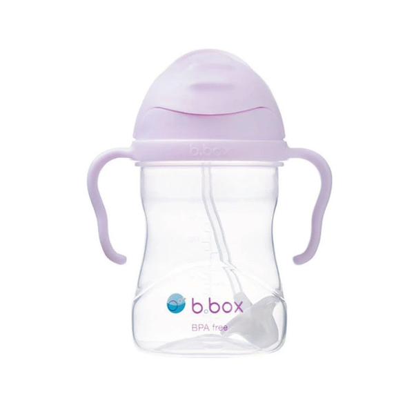  BÌNH NƯỚC B.BOX 360 ĐỘ CHO BÉ TẬP UỐNG NƯỚC - MÀU TÍM PASTEL 