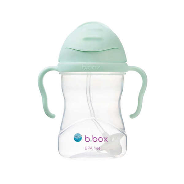  BÌNH NƯỚC B.BOX 360 ĐỘ CHO BÉ TẬP UỐNG NƯỚC - MÀU XANH LÁ PASTEL 