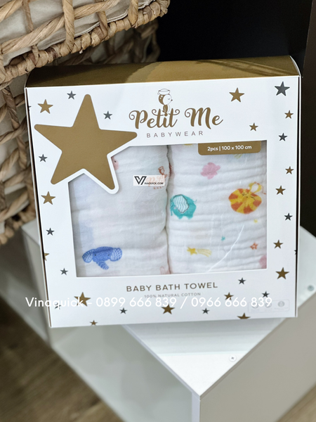  (A) Hộp 2 khăn tắm Petit Me 