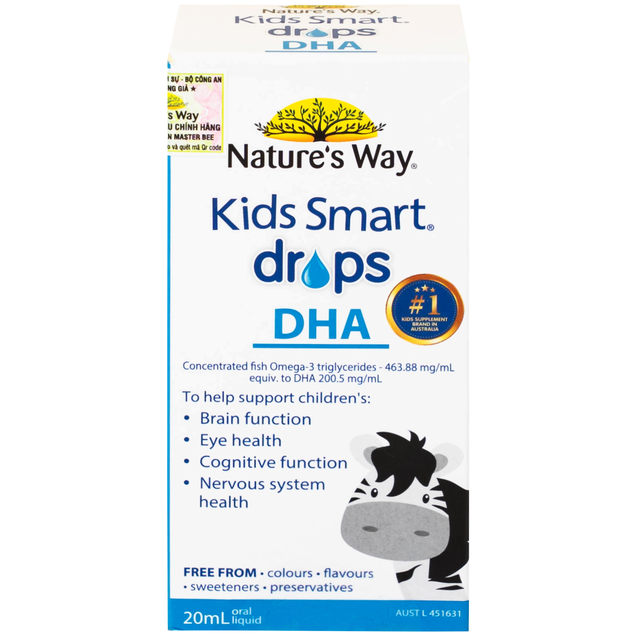  Nature's Way Kids Smart Drops DHA 20ml 