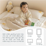  Set Chăn Nệm Gối Cho Bé Đi Học Dono&Dono Modal 4 Mùa 