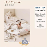  Set Chăn Nệm Gối Cho Bé Đi Học Dono&Dono Modal 4 Mùa 