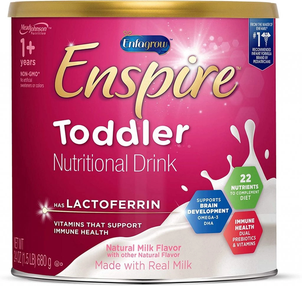  (A) Sữa Enspire Hồng Toddler Nutritional Drink Cho Bé Trên 1 Tuổi (680g) 