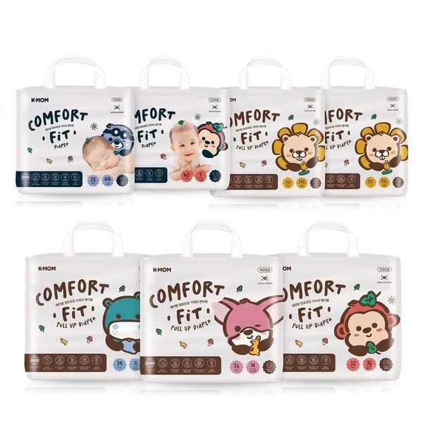  Bỉm K-MOM Comfort Fit Diapers 