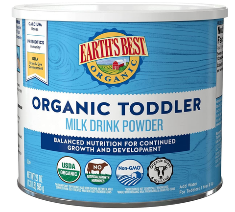  Sữa Earth's Best Organic Toddler Cho Bé Từ 1 Tuổi (595g) (A) 