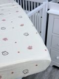  Drap Nệm Cũi Vải Xô Chần HV Bedding (70x130 cm) 