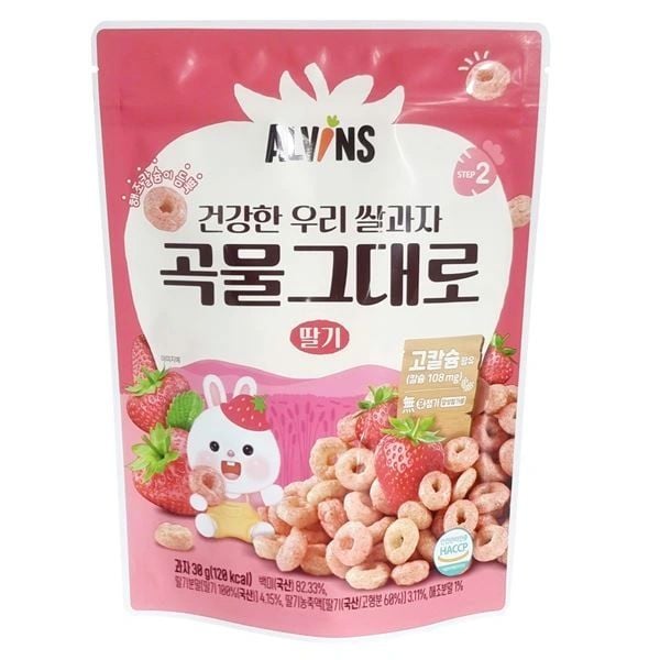  Bánh Gạo Lứt Alvins Hàn Quốc Cho Bé Từ 1 Tuổi (30g) 
