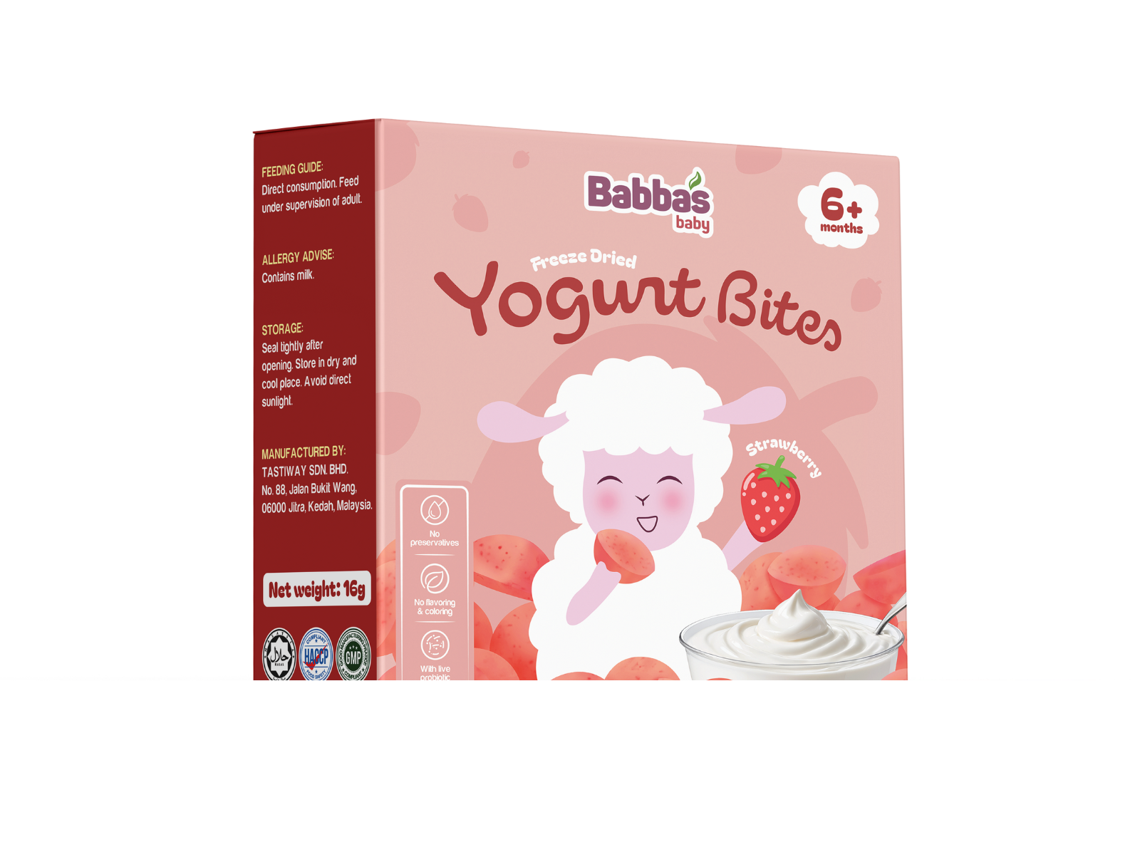  Sữa chua sấy lạnh Babba’s Baby (6M+) 