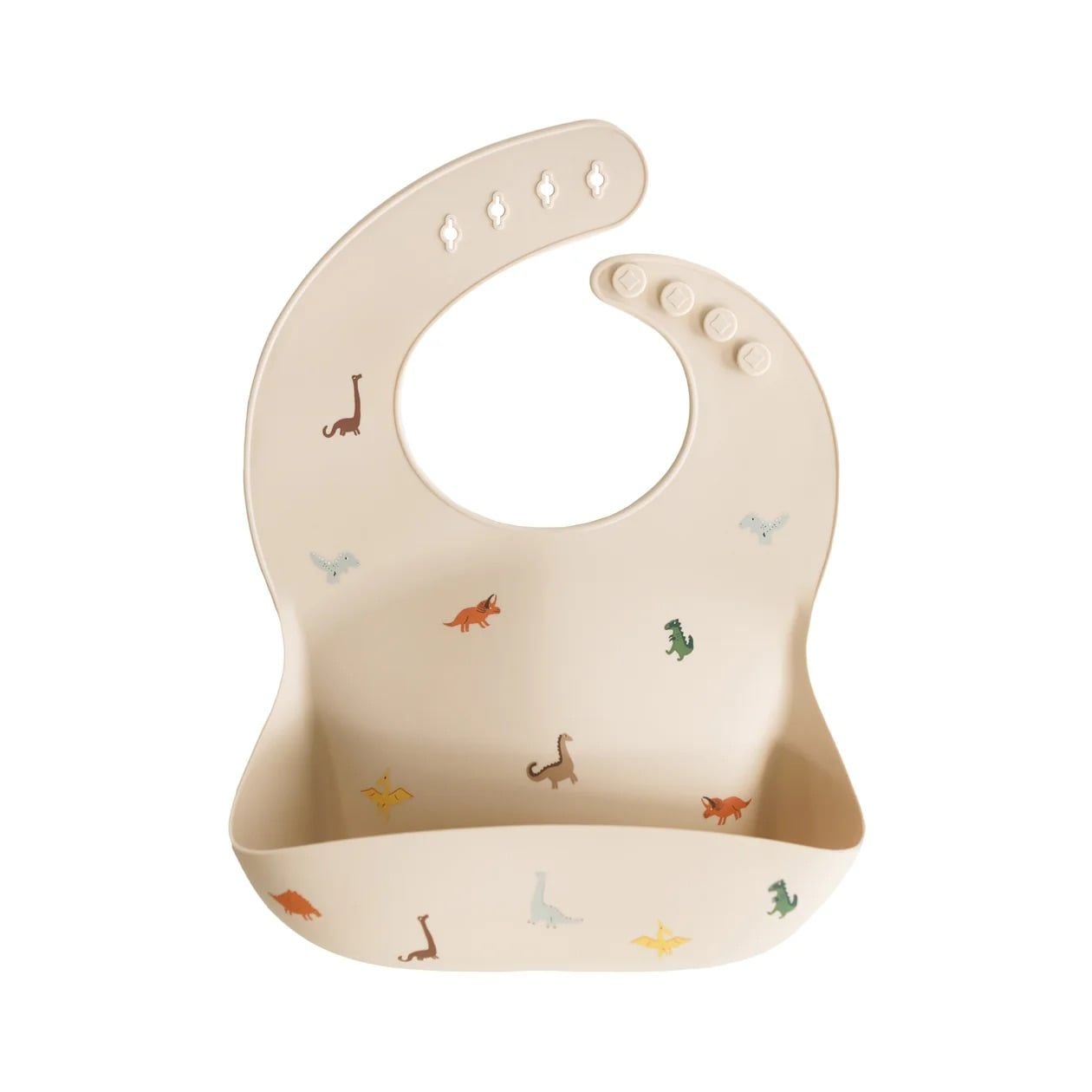  Yếm Ăn Dặm Silicone Mushie (A) 