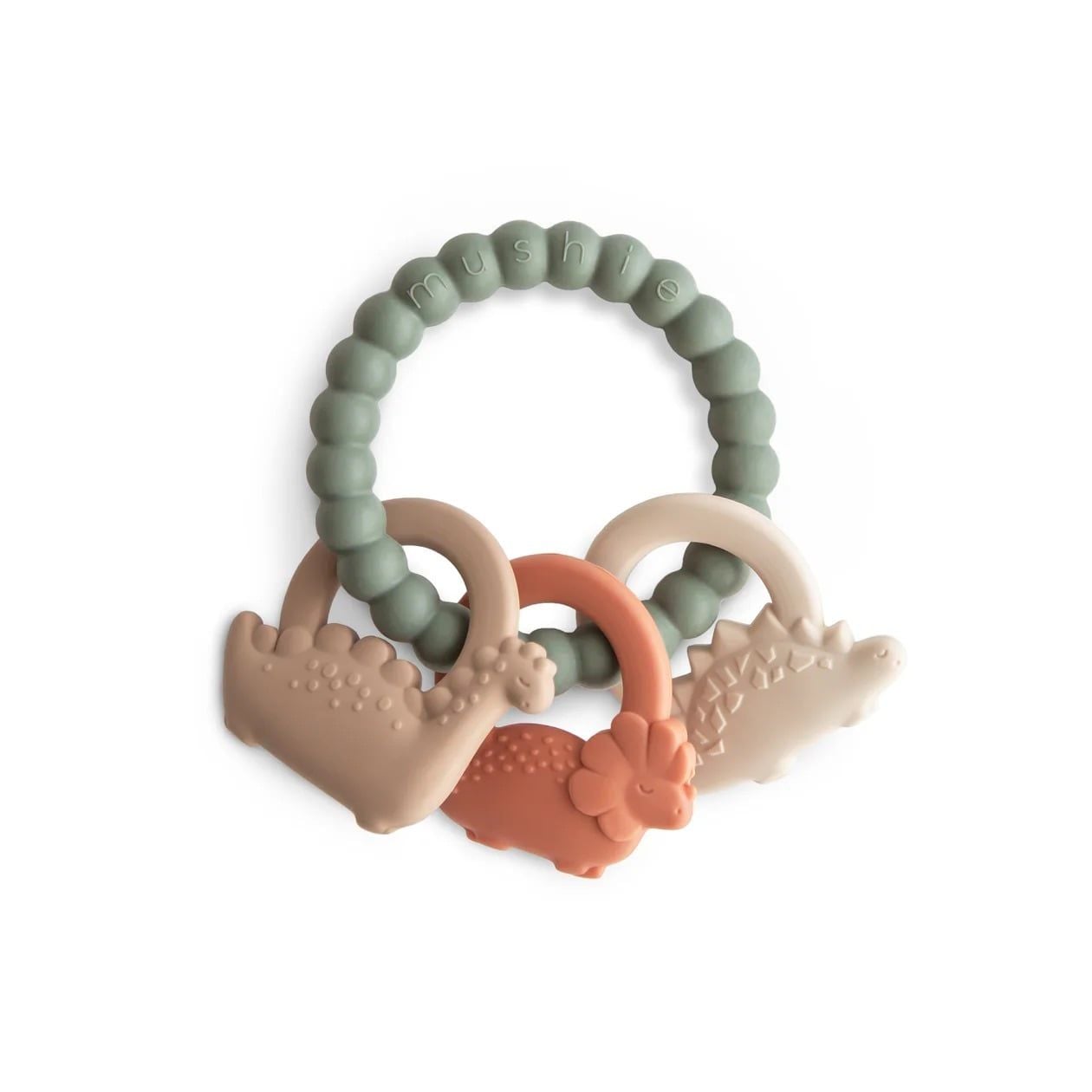  Bộ Vòng Đồ Chơi Gặm Nướu Mushie Teething Ring (A) 