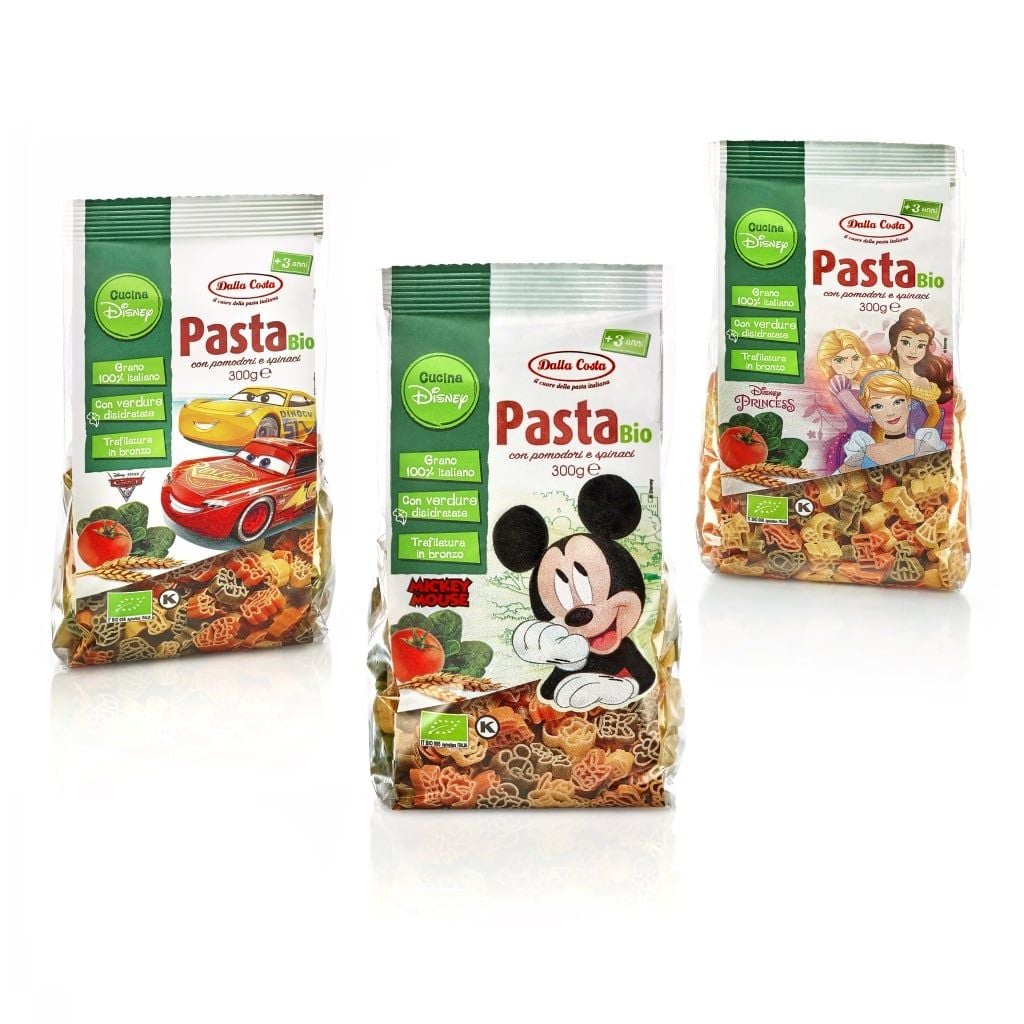  Nui Rau Củ Hữu Cơ Cho Bé Dalla Costa Organic Pasta (300g) 