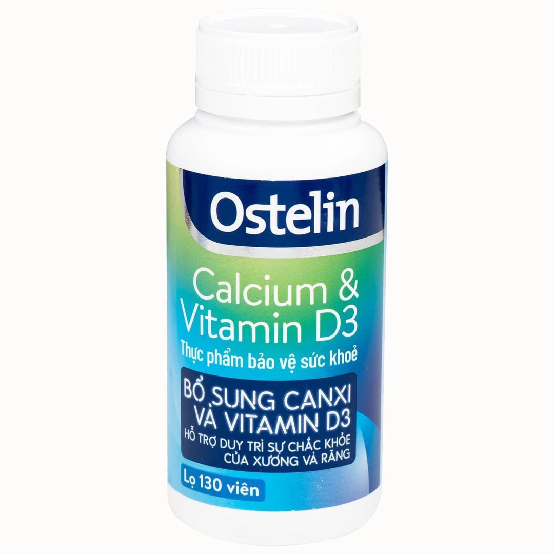  Viên uống Ostelin Calcium & Vitamin D3 (130 viên) 