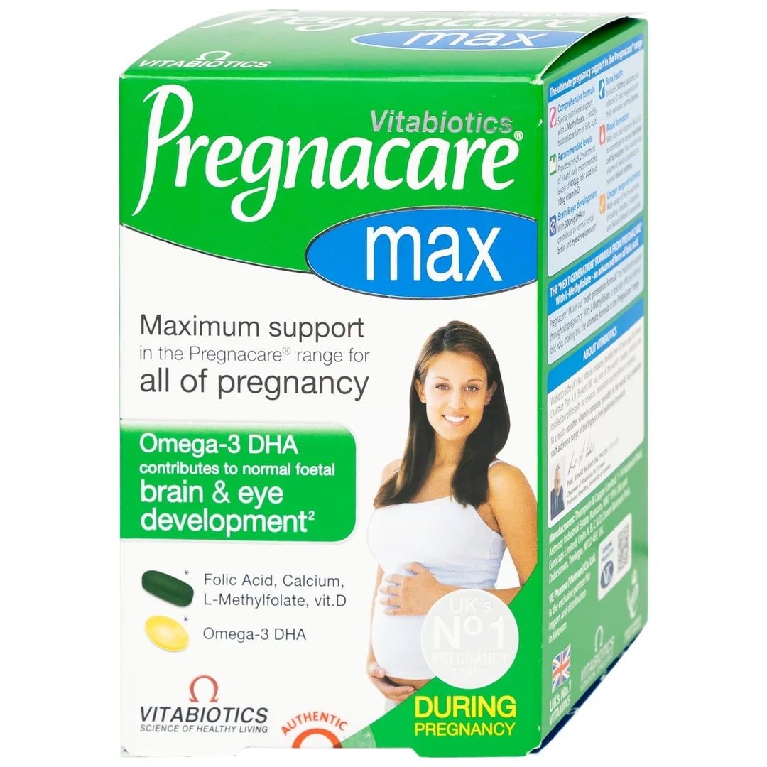  Vitamin Cho Mẹ Bầu Pregnacare Max 84 Viên - CT 