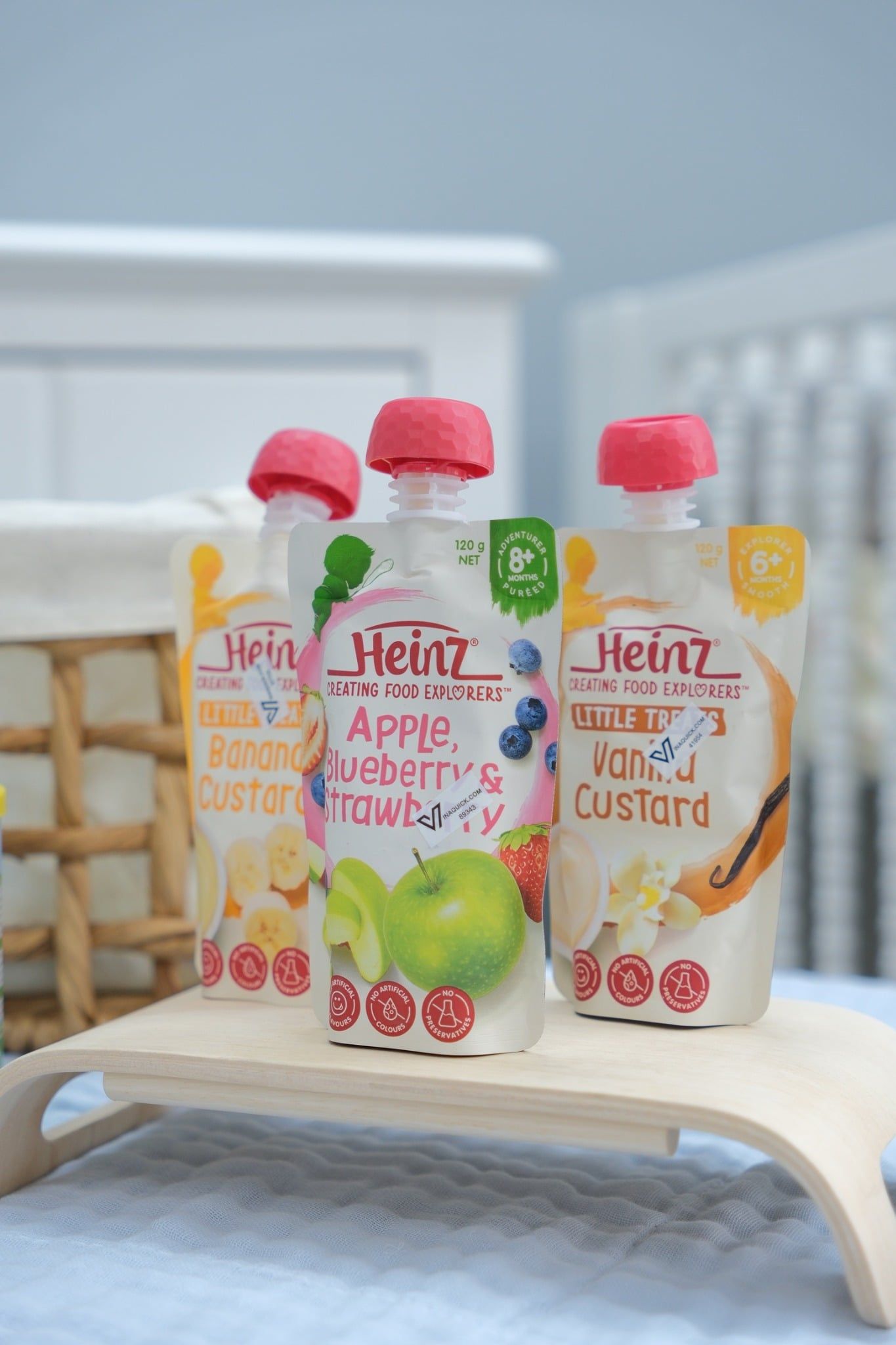  Váng Sữa Túi Custard Heinz Cho Bé Từ 6M+ (120g) 