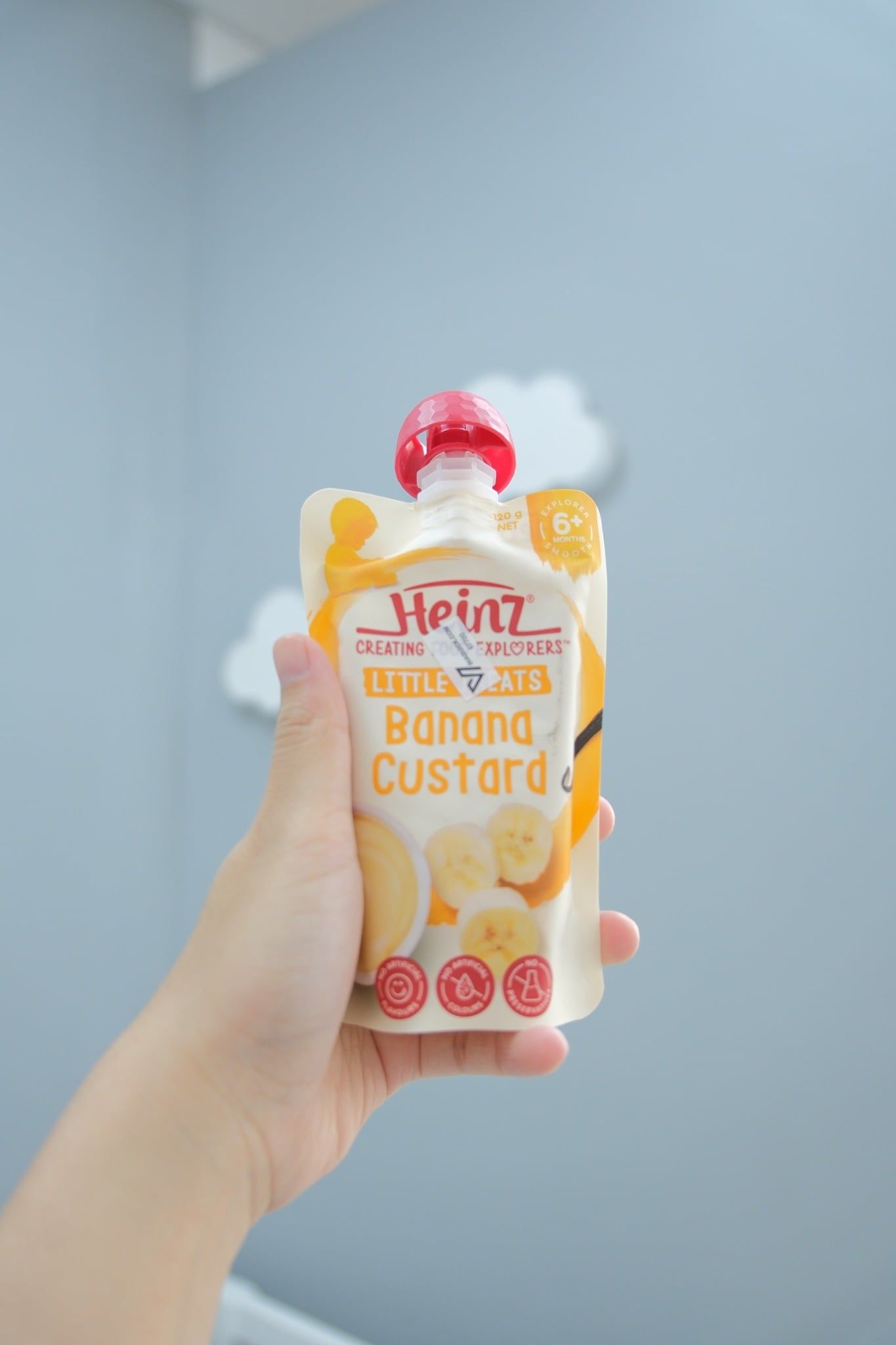  Váng Sữa Túi Custard Heinz Cho Bé Từ 6M+ (120g) 