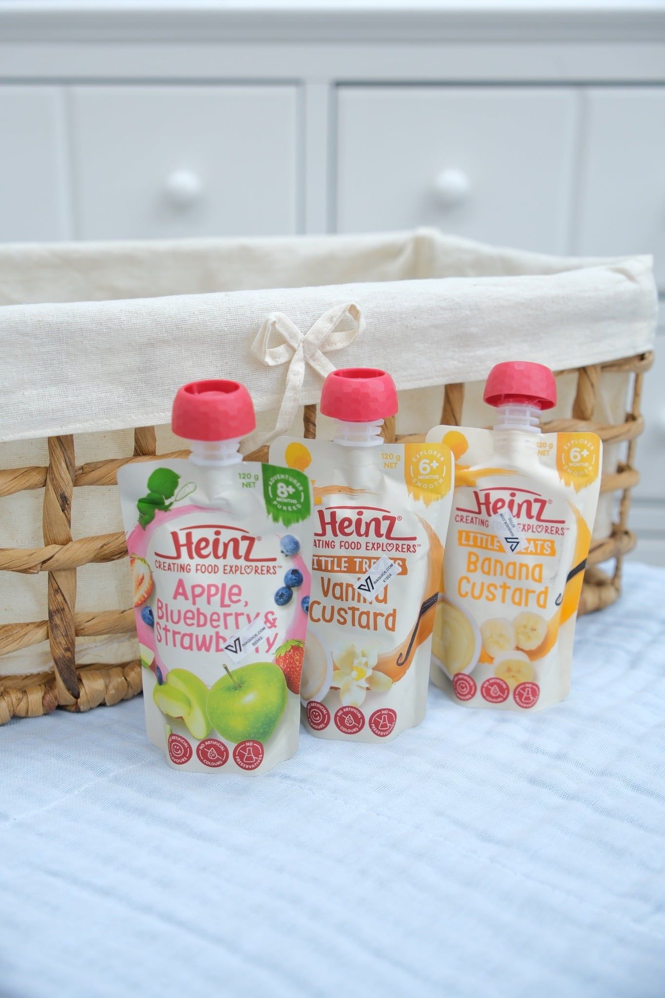  Váng Sữa Túi Custard Heinz Cho Bé Từ 6M+ (120g) 