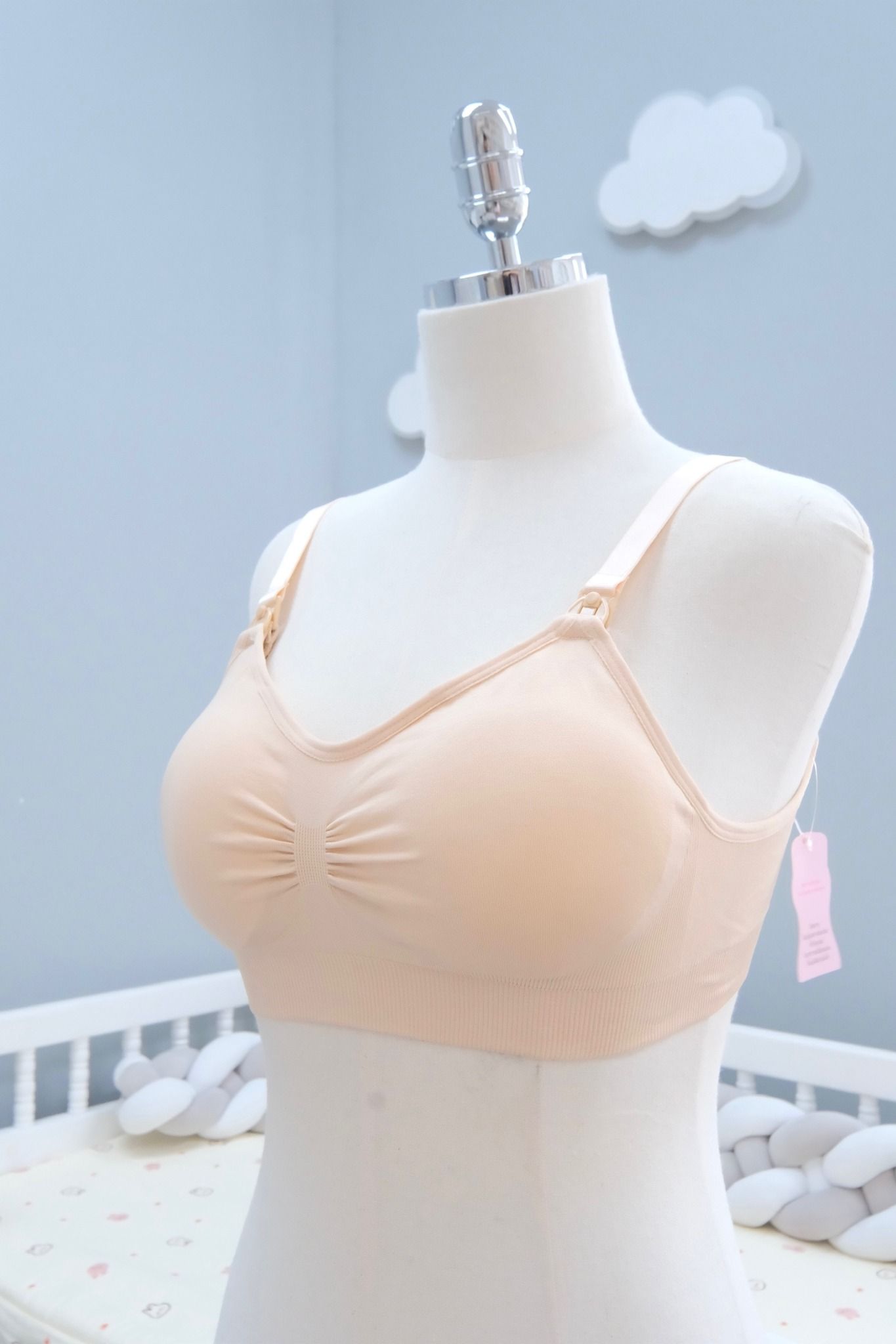 Áo Lót Không Gọng, Hỗ Trợ Mẹ Bầu Sau Sinh Cho Con Bú Baby Tattoo 