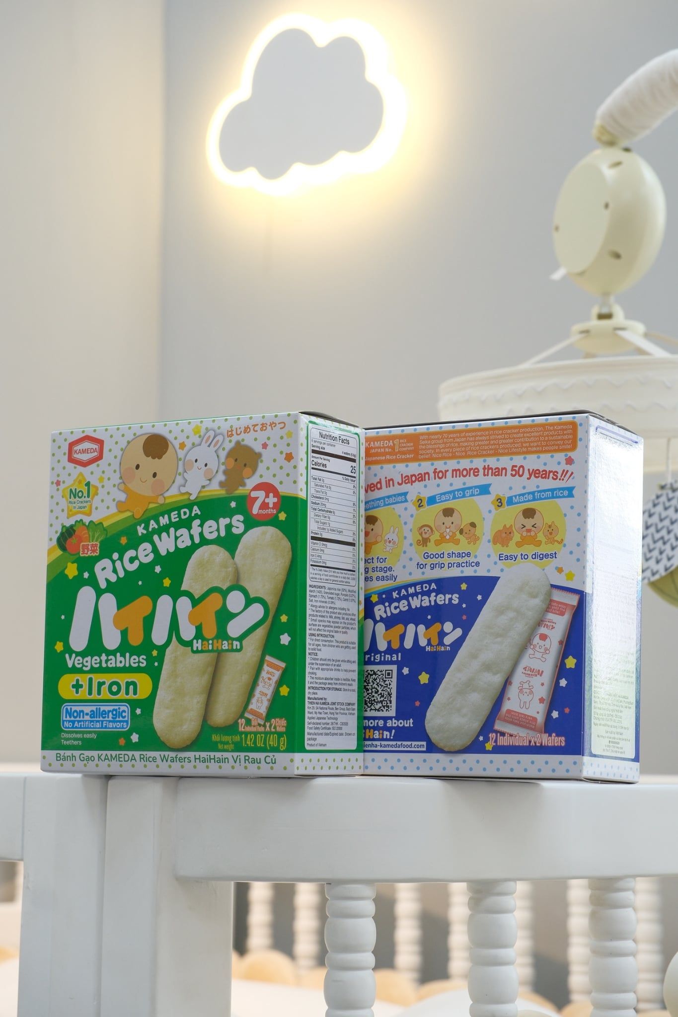 Bánh Gạo Tươi Haihain Cho Bé 7M+ (40g) 