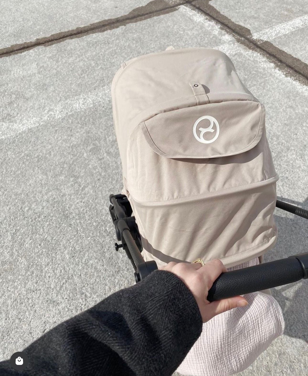  Xe Đẩy Gấp Gọn Cybex Melio TPE - Màu Almond Beige 